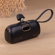 Forever MTB-100 Lightning Mini Power Bank 5000mAh - 22.5W - Svart