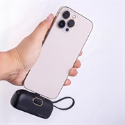 Forever MTB-100 USB-C Mini Power Bank 5000mAh - 22.5W - Svart