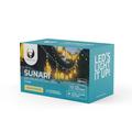 Forever SUNARI FLS-86 LED solcellelampe - 30 LED, 6.5m - varm hvit