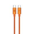 Forever Saffron USB-C-kabel - 1m, 60W - oransje
