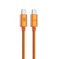 Forever Saffron USB-C-kabel - 1m, 60W - oransje