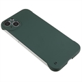 iPhone 14 Rammeløs Plast Deksel - Mørkegrønn