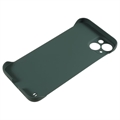 iPhone 14 Rammeløs Plast Deksel - Mørkegrønn