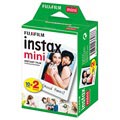Fujifilm Instax Mini Øyeblikkelig Film - 10 x 2 Pakning - Hvit
