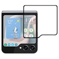 Samsung Galaxy Z Flip5 Full Cover Ytre Skjermbeskytter - Svart Kant
