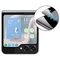 Samsung Galaxy Z Flip5 Full Cover Ytre Skjermbeskytter - Svart Kant