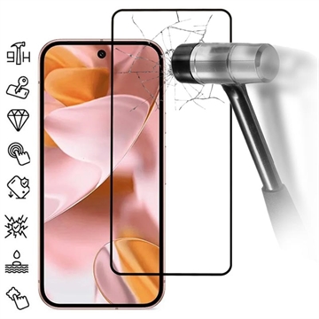 Google Pixel 10 Full Cover Beskyttelsesglass - Svart Kant