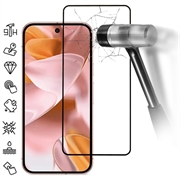 Google Pixel 10 Pro Full Cover Beskyttelsesglass - Svart Kant