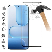 Honor 500 Full Cover Beskyttelsesglass - 9H - svart kant