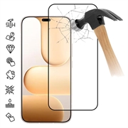 Honor 600 Lite Full Cover Beskyttelsesglass - 9H - svart kant