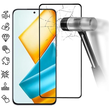 Honor 90 GT Full Cover Beskyttelsesglass - Svart Kant