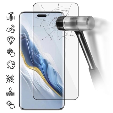 Honor Magic6 Pro Full Dekning Beskyttelsesglass - Svart Kant