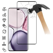 Honor Magic7 Lite Full Cover Beskyttelsesglass - Svart Kant