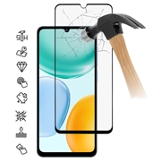 Honor X5c Plus Full Cover Beskyttelsesglass - 9H - svart kant