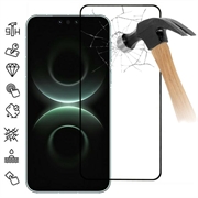 Huawei Mate 80 Pro Max Full Cover Beskyttelsesglass - 9H - svart kant