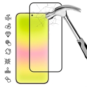 Huawei Pura 90 Pro Full Cover Beskyttelsesglass - 9H - svart kant