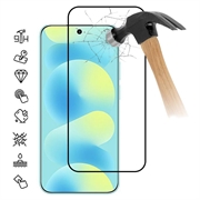 Huawei nova 16 Full Cover Beskyttelsesglass - 9H - svart kant