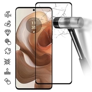 Motorola Edge 50 Ultra/Moto X50 Ultra Full Cover Beskyttelsesglass - Svart Kant