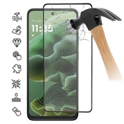Motorola Moto G35 Full Cover Beskyttelsesglass - Svart Kant