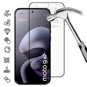 Motorola Moto G67 Full Cover Beskyttelsesglass - 9H - svart kant