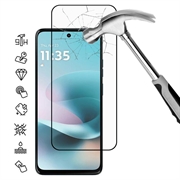 Motorola Moto G67 Power Full Cover Beskyttelsesglass - 9H - svart kant