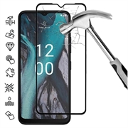 Full Cover Nokia C22 Beskyttelsesglass - Svart Kant