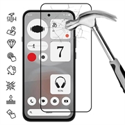 Nothing Phone (4b) Full Cover Beskyttelsesglass - 9H - svart kant