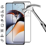 OnePlus 12R/Ace 3 Full Cover Beskyttelsesglass - Svart Kant