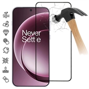 OnePlus 15 Full Cover Beskyttelsesglass - 9H - svart kant
