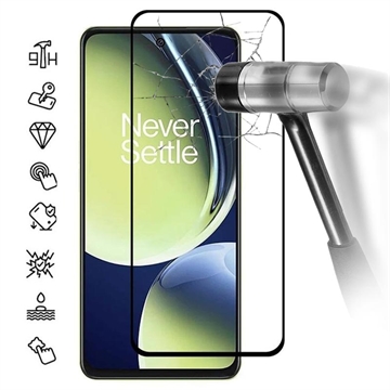 OnePlus Nord CE 3 Lite/N30 Full Cover Beskyttelsesglass - Svart Kant