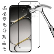OnePlus Nord CE6 Full Cover Beskyttelsesglass - 9H - svart kant