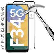 Samsung Galaxy F34 Full Cover Beskyttelsesglass - Svart Kant