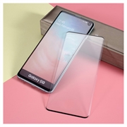 Samsung Galaxy S10 Full Cover Beskyttelsesglass (Åpen Emballasje - Utmerket) - Svart Kant
