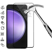 Samsung Galaxy S24 FE Full Cover Beskyttelsesglass - Svart Kant