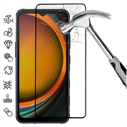 Samsung Galaxy Xcover7 Full Cover Beskyttelsesglass - Svart Kant