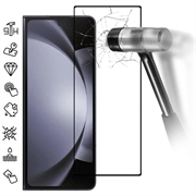 Samsung Galaxy Z Fold6 Full Cover Beskyttelsesglass - Svart Kant