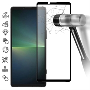Sony Xperia 10 VI Full Cover Beskyttelsesglass - Svart Kant
