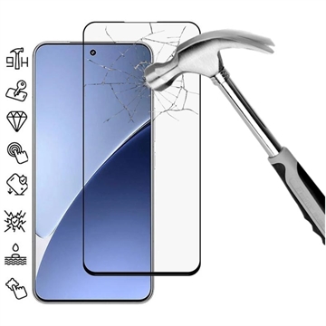 Xiaomi 15 Pro Full Cover Beskyttelsesglass - Svart Kant