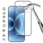 Xiaomi 17T Full Cover Beskyttelsesglass - 9H - svart kant