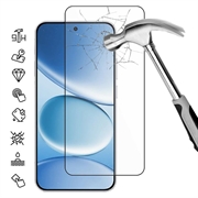 Xiaomi Poco M8/Redmi Note 15 5G Full Cover Beskyttelsesglass - 9H - svart kant