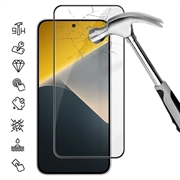 Xiaomi Poco X8 Full Cover Beskyttelsesglass - 9H - svart kant