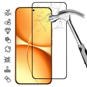 Xiaomi Redmi Turbo 5 Max Full Cover Beskyttelsesglass - 9H - svart kant