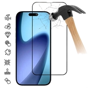 iPhone 18 Pro Full Cover Beskyttelsesglass - 9H - svart kant