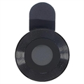 iPhone SE (2022)/SE (2020) Kamera Linse Beskytter i Metall & Herdet Glass - Svart
