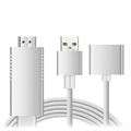Full HD Mirroring Kabel (Åpen Emballasje - Utmerket) - Lightning, microUSB, USB-C/HDMI Adapter