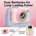 G01 Instant-kamera for barn - 48MP, 1080p - rosa