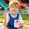 G01 Instant-kamera for barn - 48MP, 1080p - rosa
