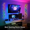 G01 smarte sekskantede RGB-LED-veggpaneler med styring via Tuya- og Smart Life-appen - 15 stk.