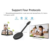 G13B WiFi TV-dongle / skjermspeilingsadapter for iPhone / Android - 2.4G - Svart