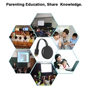 G13B WiFi TV-dongle / skjermspeilingsadapter for iPhone / Android - 2.4G - Svart